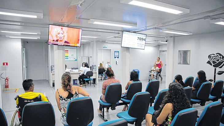 Atendimento na UPA, em Fortaleza (Foto: Diário do Nordeste)